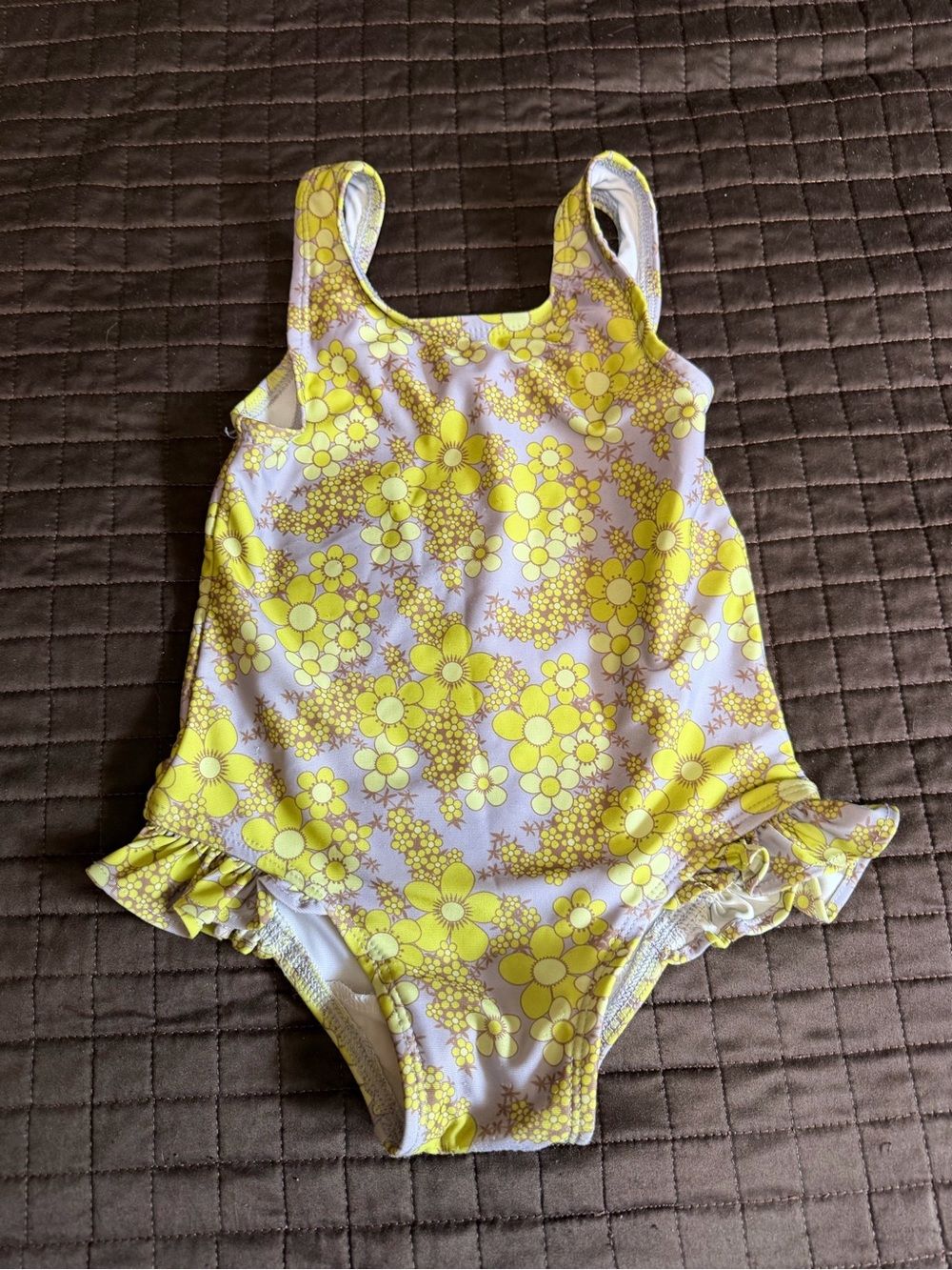Kate Quinn | ruffle leg tank swimsuit | bright granny floral | 2T